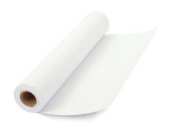 رول ملحفه سفید عرض 65cm